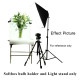 Continues 50x70CM Lighting Four Lamp Softbox Kit