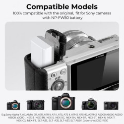K&F Sony fw50 Battery Type c Camera Battery for Sony Cameras | KF28.0026 K&F Sony fw50 Battery Type c Camera Battery for Sony Cameras | KF28.0026