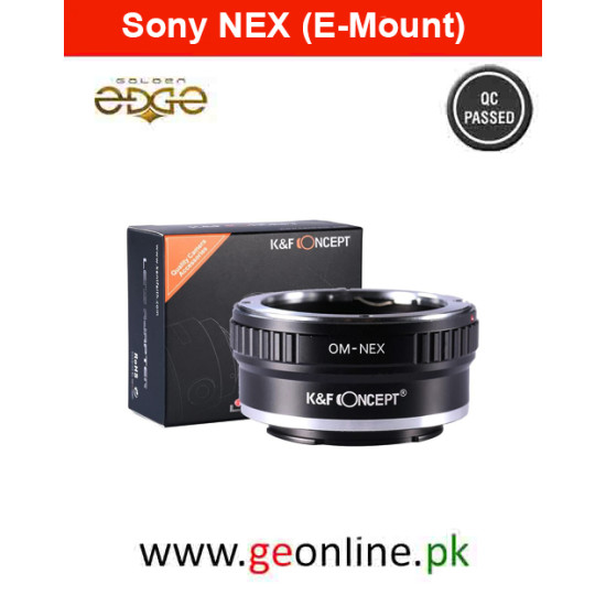 K&F Concept Lens Mount Adapter, Olympus OM Lens to Sony NEX (E-Mount) Camera Body