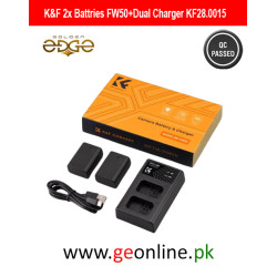 K&F Sony FW-50 Battery Kit with 2 x Batteries and a Dual Charger | KF28.0015