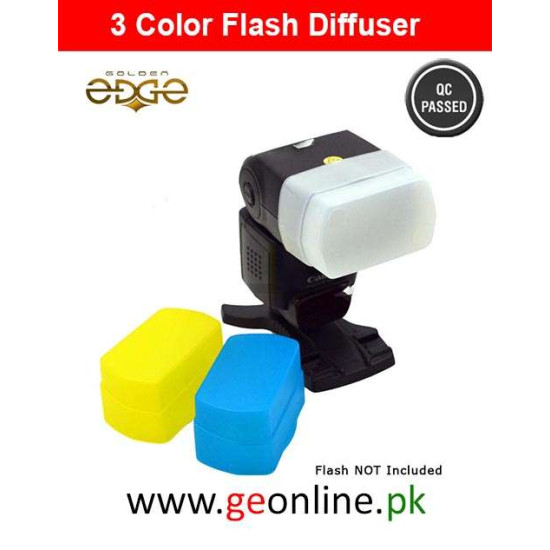 Flash Diffuser 3 Colors For DSLR Camera SHANNY SN600SC