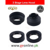 Lens Hood 3-Stage 52mm Collapsible Rubber 