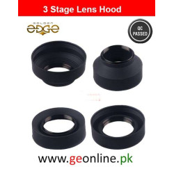 2-Stage 49mm 3 in1 Collapsible Rubber Foldable Wide Mid 