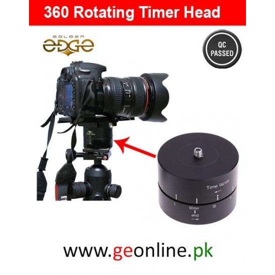 Tripod 360 Degrees Rotating Time Lapse Stabilizer Head For DSLR