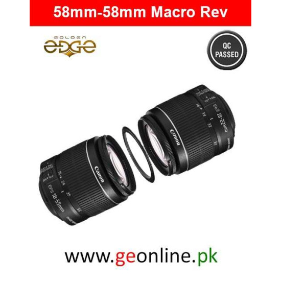 Macro Reverse Adapter 58mm to 58mm