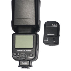 External Flash Apkina AP580 II With Flash Trigger For Canon And Nikon Sony Fujifilm Olympus Manual