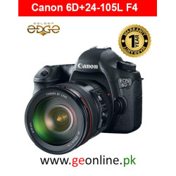 Canon EOS 6D + Canon EF-24-105L F4 1 Year Warranty