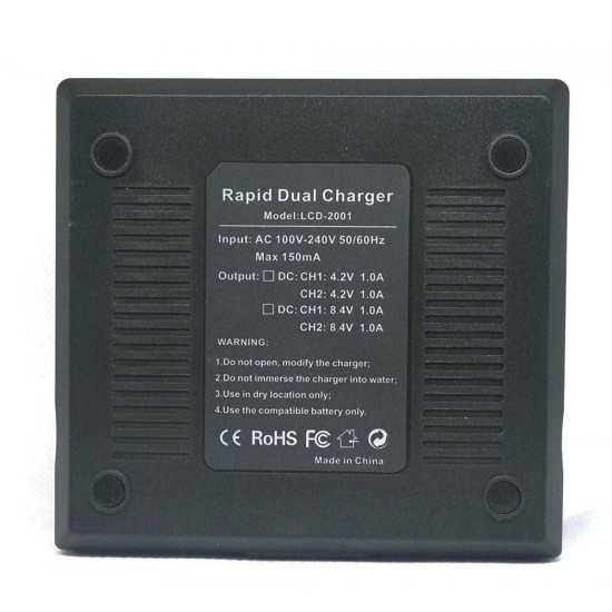 Charger Sony NP-970 LCD Rapid Dual 