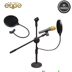 Pop Filter Double Layer For Studio Microphone Mic Wind Filter