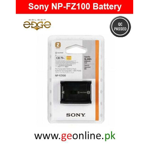 Battery Sony NP-FZ100 Rechargeable Lithium-Ion For A6600 A9, A7III ,A7RIII Battery Sony NP-FZ100 Rechargeable Lithium-Ion For A6600 A9, A7III ,A7RIII