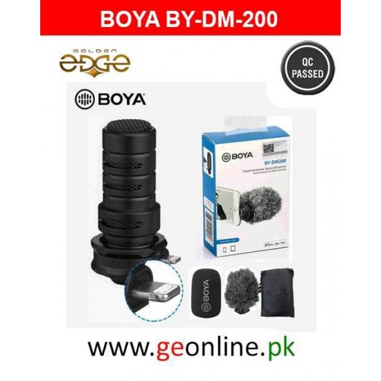 Mic BOYA BY-DM200 For Iphone Vlogging And Youtube Creation