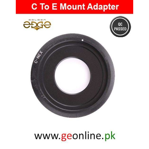 Lens Adapter C Mount Lens to NEX E Sony Mount