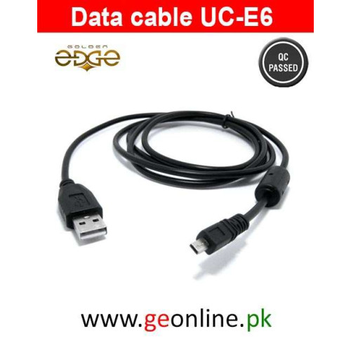 UC-E6 Data Cable for Nikon, Fuji, Olympus, Pentax, Panasonic, Sony & Samsung Cameras