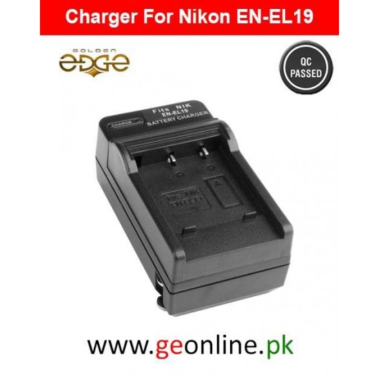 Charger For Nikon EN-EL19 Rechargeable Li-ion Battery S4300, S4400, S5200, S5300, S6400, S6500, S6600, S6700, S6800 and more