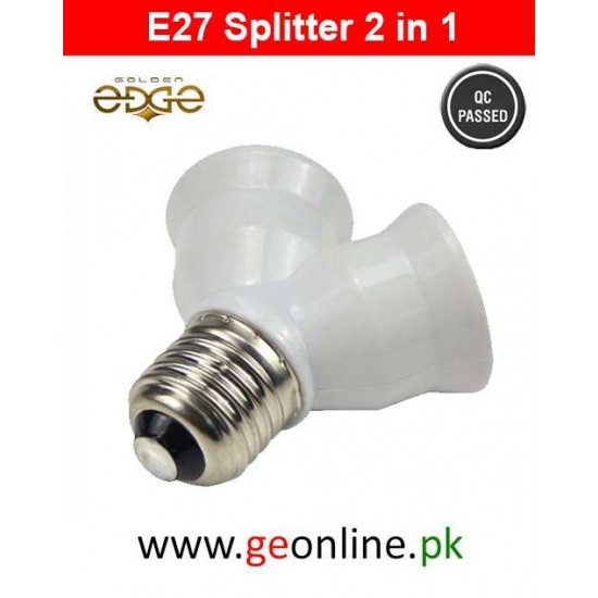 E27 Socket Splitter 2 in 1
