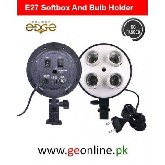 E27  Bulb And Softbox Holder 4 in 1