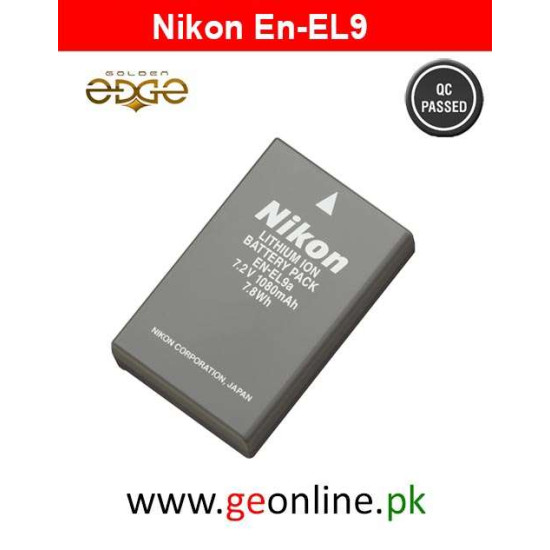 Original Battery EN-EL9a For Nikon DSLR D40 D60 D3000 D5000 ENEL9a