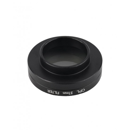 Gopro 37mm Aluminum Alloy Glass CPL Filter Polarized Lens For Hero3+ / Hero3 For Gopro HD Hero 4 