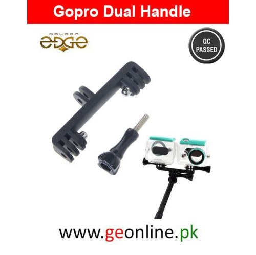 Gopro Double Dual Sport Camera Holder Handle Grip Monopod Mount Gopro Double Dual Sport Camera Holder Handle Grip Monopod Mount