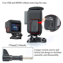 GoPro Frame Open Case Lens Protective Cover Accessories Kit for Gopro Hero 5/6/7 GoPro Frame Open Case Lens Protective Cover Accessories Kit for Gopro Hero 5/6/7