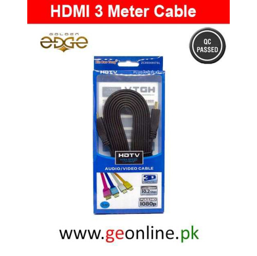 HDMI Cable 3 Meter Length Gold Plated 4K HDMI Cable 3 Meter Length Gold Plated 4K