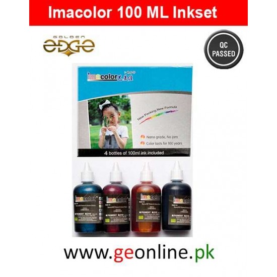 Ink Imacolor 100ml 4 Color Bottles For Epson HP Brothers Canon