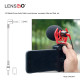 Mic LYM-DMM1 Universal Cardiod Shotgun Microphone for iPhone 7 6 6s Xiaomi Smartphone Mac Tablet Canon DSLR Camera Camcorder