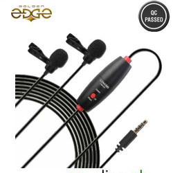Mic LENSGO LYM-DM1 Dual  Omni-directional Lavalier Video Interview Condenser Microphone with 6m Cable Mic LENSGO LYM-DM1 Dual  Omni-directional Lavalier Video Interview Condenser Microphone with 6m Cable