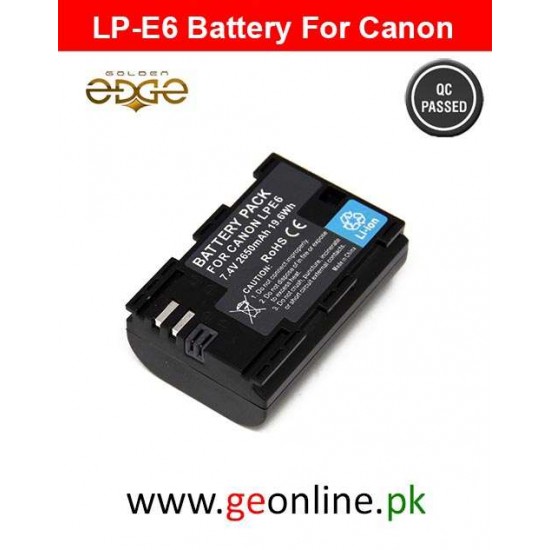 Battery Canon LP-E6 EOS R R5 R6 6D, 7D and 7D Mark II, 60D, 70D, 80D, 90D, 5D Mark II Mark III and Mark IV, 5DS, and 5DS R Cameras 