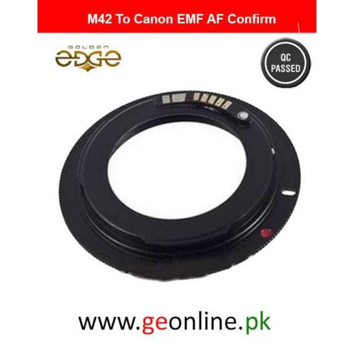 Lens Adapter M42 EMF AF Confirm  For Canon EOS EF
