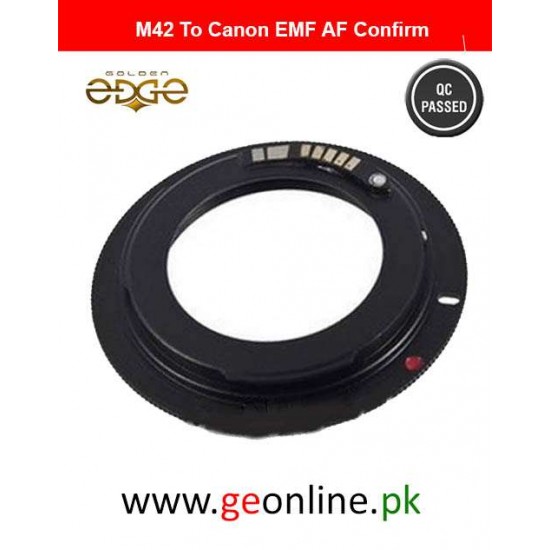 Lens Adapter M42 EMF AF Confirm  For Canon EOS EF