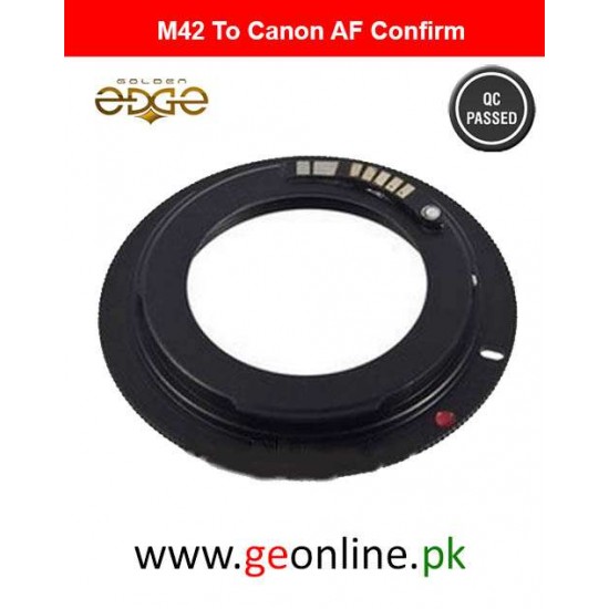 Lens Adapter AF Confirm M42 to Canon EOS EF 