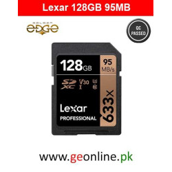 Memory Card Lexar Professional 633x 128GB SDXC UHS-I/U3 Card (Up to 95MB/s Read) Memory Card Lexar Professional 633x 128GB SDXC UHS-I/U3 Card (Up to 95MB/s Read)