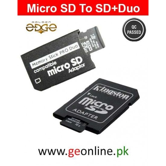 Memory Card 2 in 1 Micro SD TF To Sony Duo + SD adopter