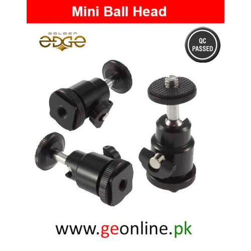 Mini Ball Head For Hot Shoe Or Tripod