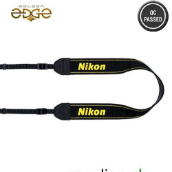 Neck Strap Nikon Yellow Black  Neck Strap Nikon Yellow Black