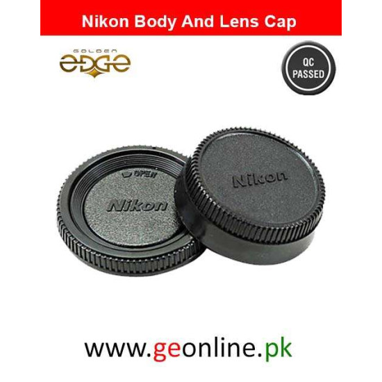 Body And Rear Lens Cap Nikon