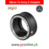 Lens Adapter Nikon Ai To Sony E Mount Nex