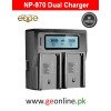 Sony NP-F970 Dual Charger – Dual Slot Battery Charger for NP-F Series