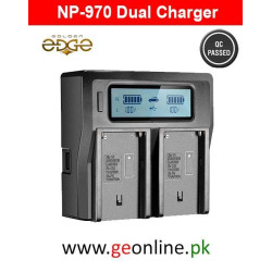 Sony NP-F970 Dual Charger – Dual Slot Battery Charger for NP-F Series