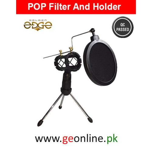 Pop Filter Microphone Stand Tripod Boom Holder Desk Microphone Stander