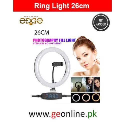 Ring Fill Light ZD666 For Tik Tok Videos 26CM Ring Fill Light ZD666 For Tik Tok Videos 26CM