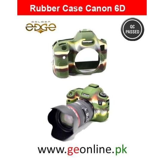 Rubber Case 6D Silicone Camera Easy Cover Green