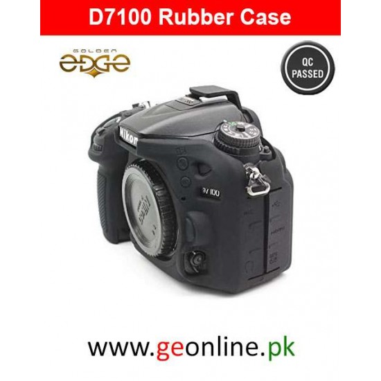 Rubber Case Nikon D7100 D7200 Silicone Camera Easy Cover Black