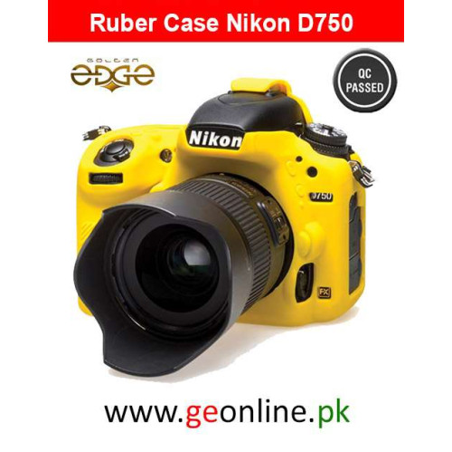 Rubber Case Nikon D750 Silicone Camera Easy Cover Yellow Rubber Case Nikon D750 Silicone Camera Easy Cover Yellow