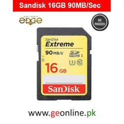 Memory Card SanDisk 16GB Extreme UHS-I SDHC Memory Card 90MB/sec Memory Card SanDisk 16GB Extreme UHS-I SDHC Memory Card 90MB/sec