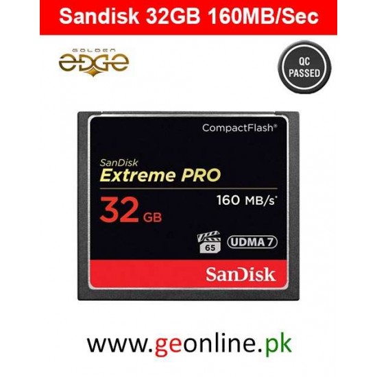 Memory Card SanDisk 32GB Extreme UHS-I CF Memory Card 160MB/sec