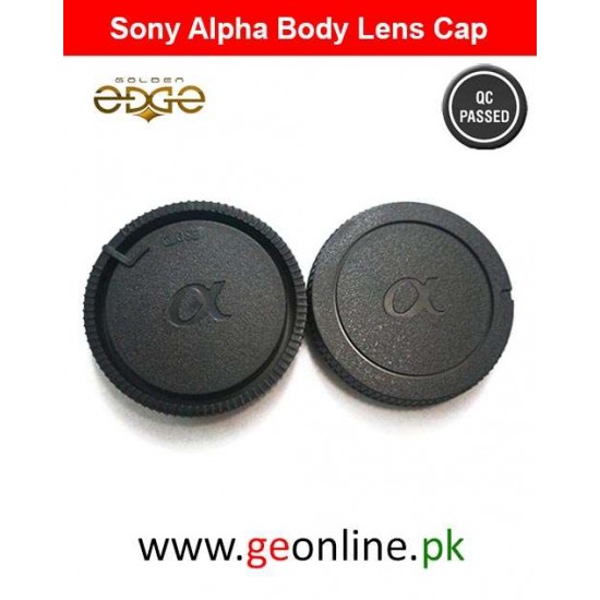 Sony Alpha Body And Lens Back Caps