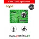 Lighting Stand 2X  I7861 ICON For Studio Light Or Flash Light With Spring Suspension 1/4 Threaded