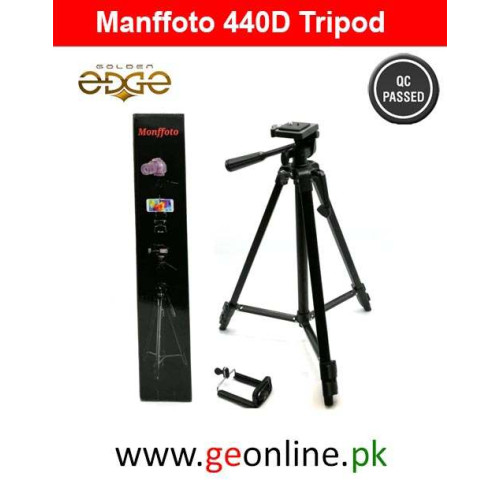 Tripod Manffoto 440D  For Video And Stills With Mobile Holder